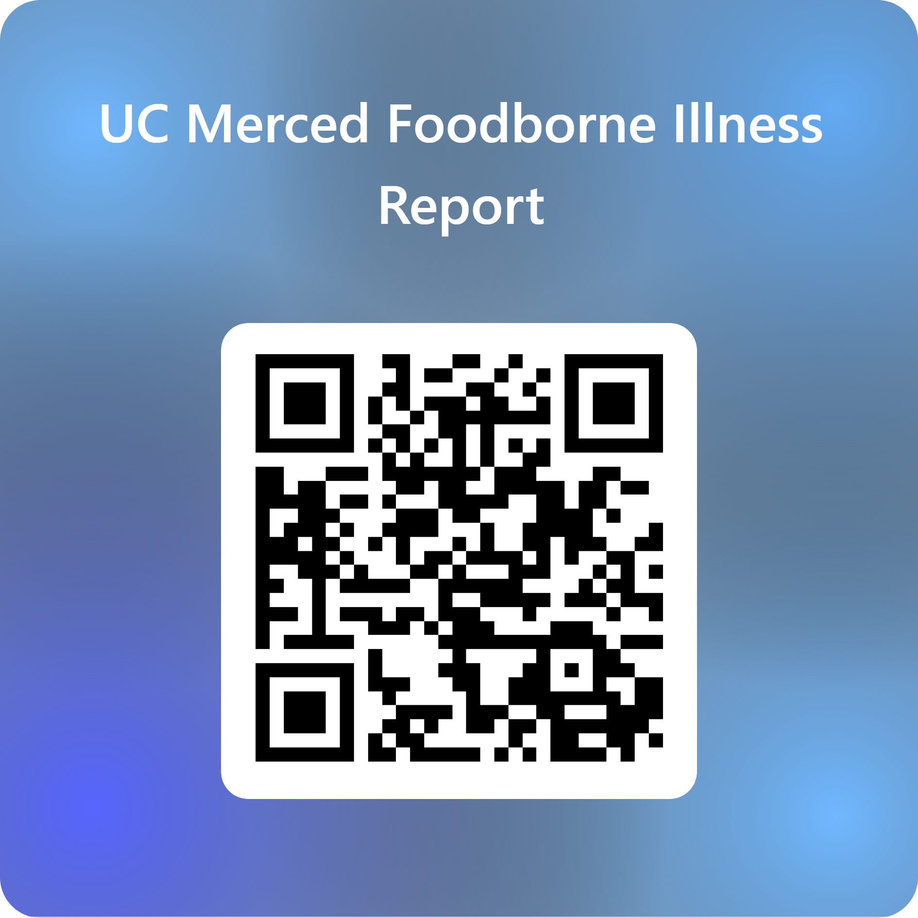 foodborne illness qr code